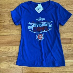 New, Ideal T by Next Level, Cubs 2016 Division Champs Tee, Size XL